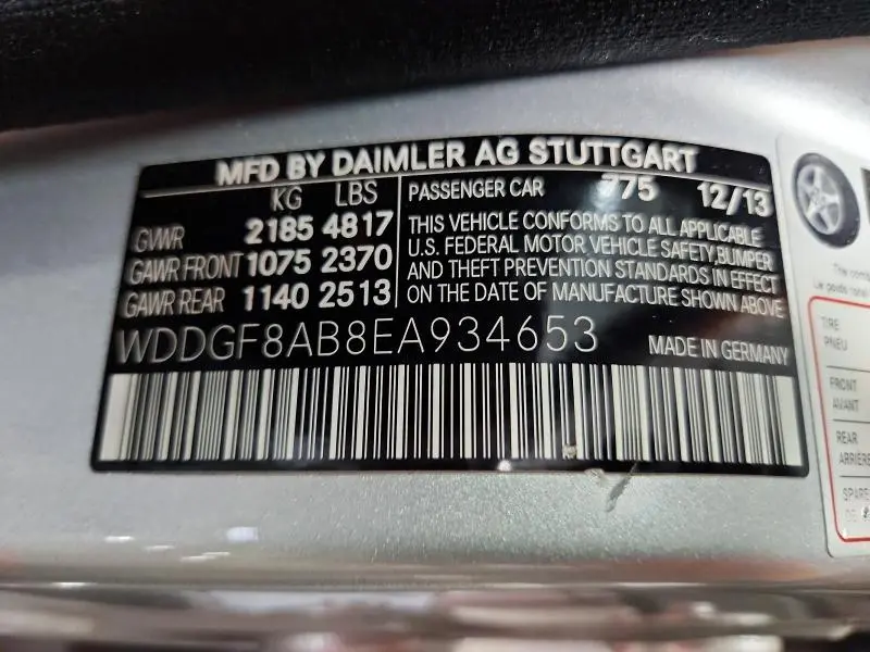 2014 MERCEDES-BENZ C 300 4MATIC  