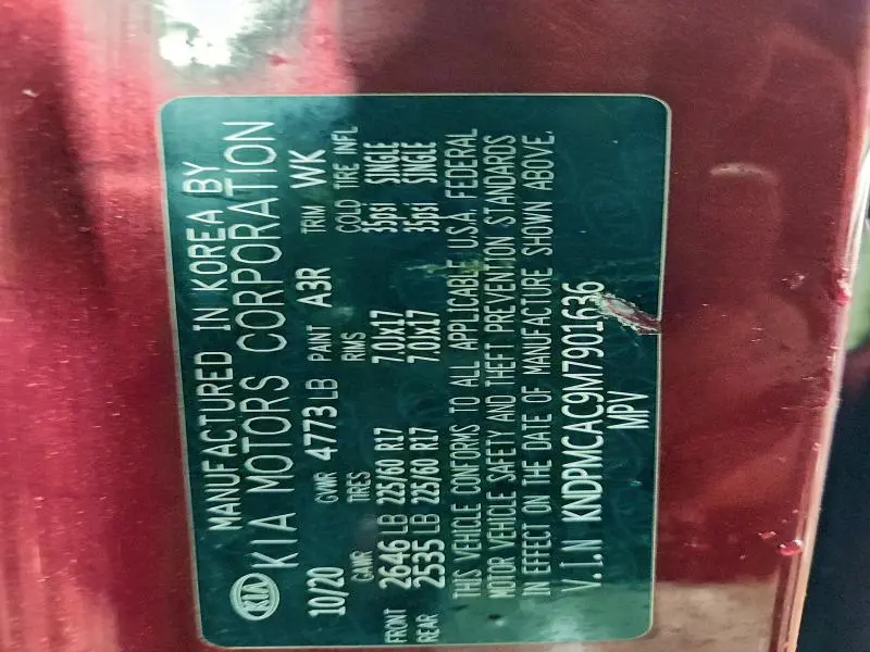 2021 KIA SPORTAGE LX  