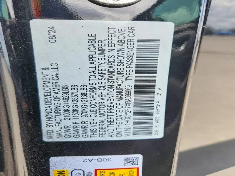 2024 HONDA ACCORD HYBRID SPORT-L  