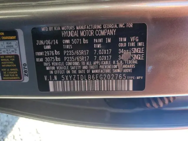 2014 HYUNDAI SANTA FE SPORT   