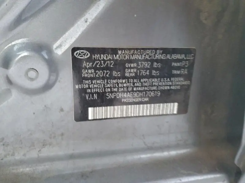 2013 HYUNDAI ELANTRA GLS  