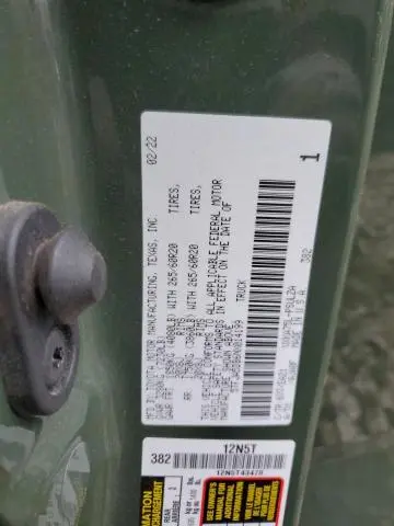 2022 TOYOTA TUNDRA CREWMAX LIMITED  