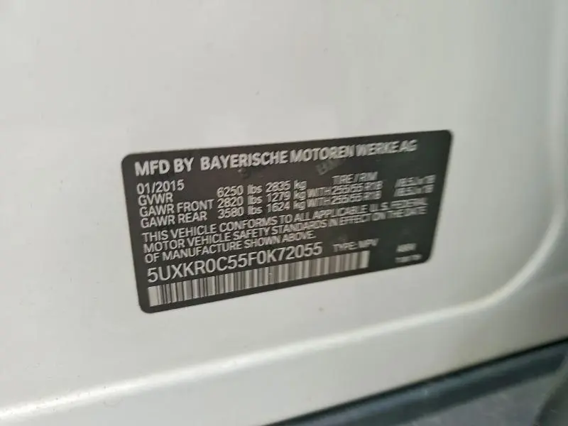 2015 BMW X5 XDRIVE35I  