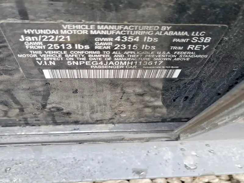 2021 HYUNDAI SONATA SE  