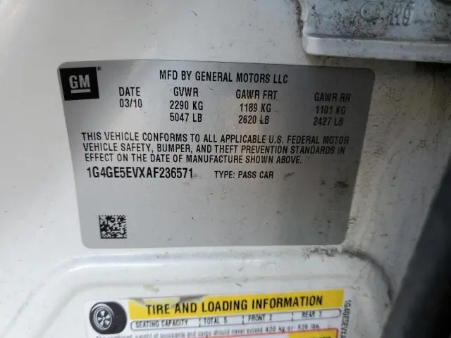 2010 BUICK LACROSSE CXS  