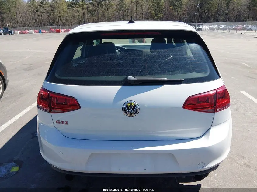 2016 VOLKSWAGEN GOLF GTI AUTOBAHN W/PERFORMANCE PACKAGE 4-DOOR