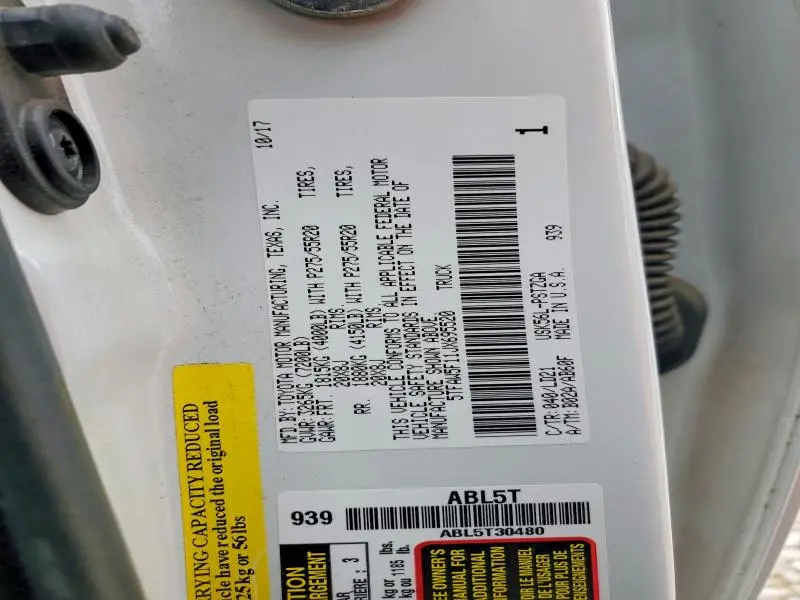 2018 TOYOTA TUNDRA CREWMAX 1794  