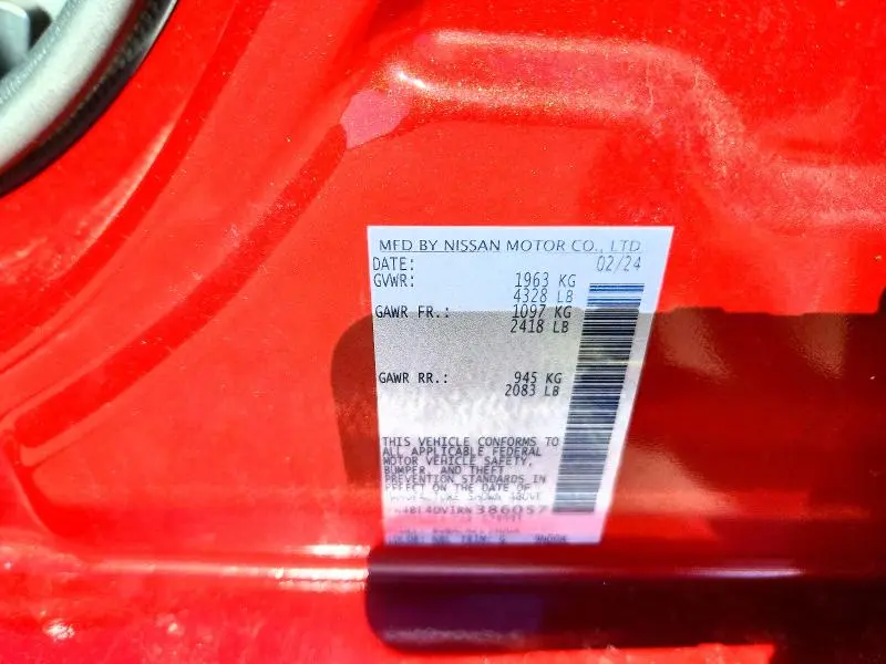 2024 NISSAN ALTIMA SV  