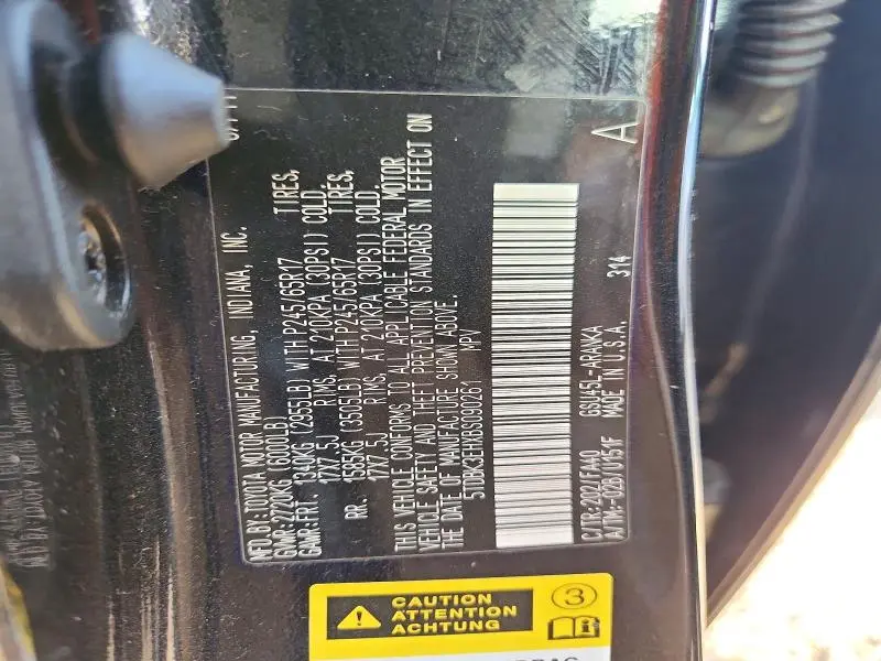 2011 TOYOTA HIGHLANDER BASE  