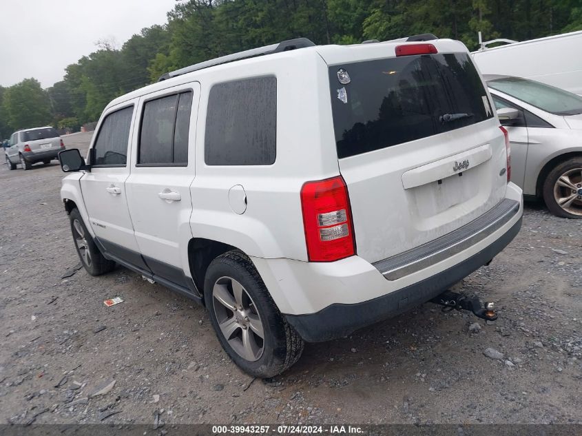 2016 JEEP PATRIOT HIGH ALTITUDE EDITION