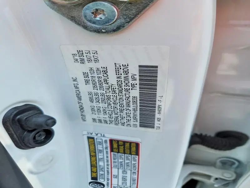 2018 HONDA CR-V EXL  