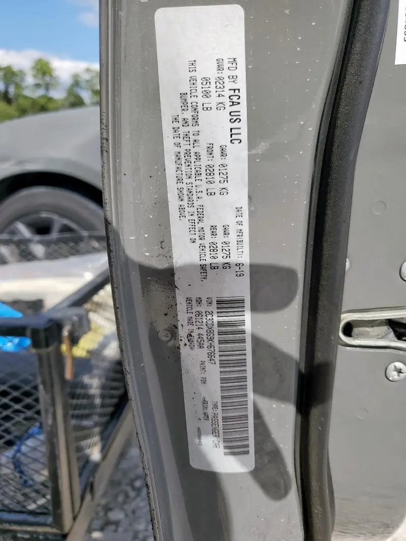 2019 DODGE CHARGER SXT  