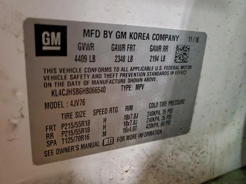 2017 BUICK ENCORE PREMIUM  