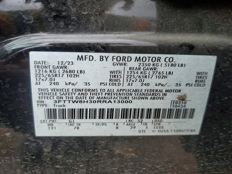 2024 FORD MAVERICK XLT  