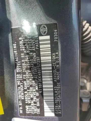 2011 TOYOTA CAMRY BASE  