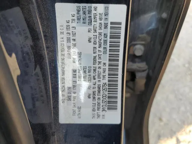 2016 TOYOTA SCION IA 
