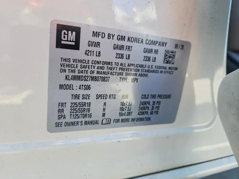 2021 BUICK ENCORE GX SELECT  