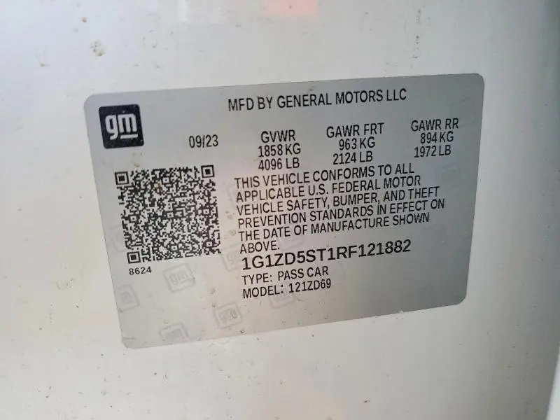 2024 CHEVROLET MALIBU LT  