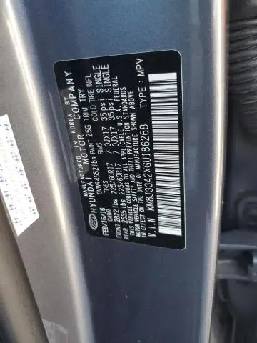 2016 HYUNDAI TUCSON LIMITED  