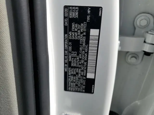 2020 VOLVO XC90 T6 INSCRIPTION  