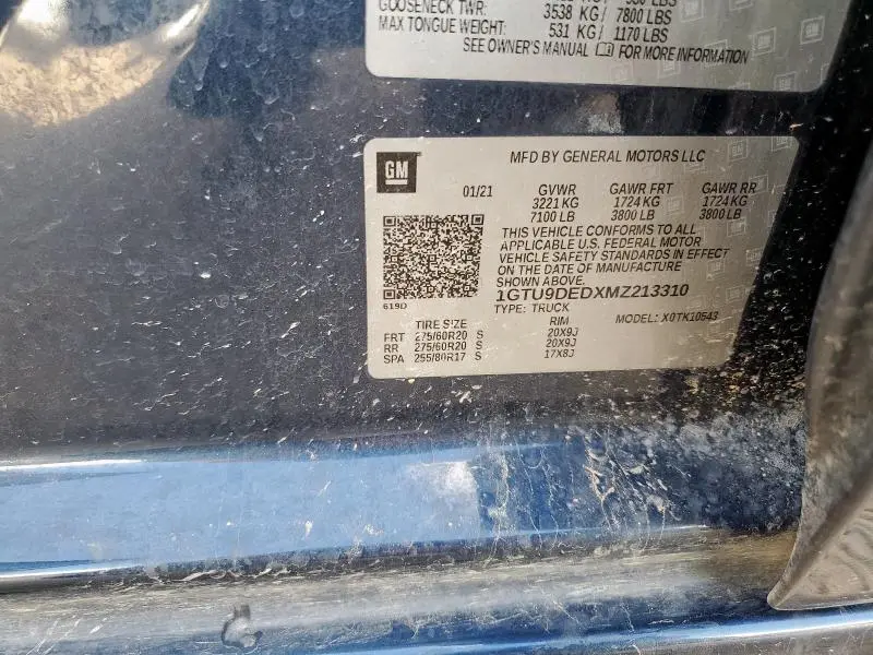 2021 GMC SIERRA K1500 SLT  
