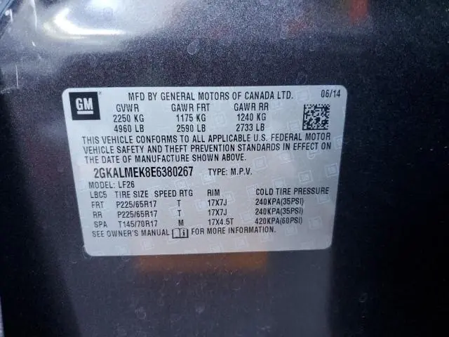 2014 GMC TERRAIN SLE  