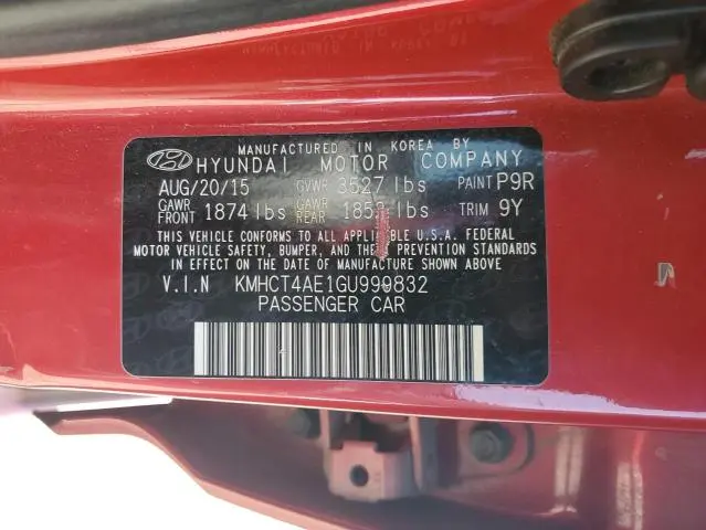 2016 HYUNDAI ACCENT SE  