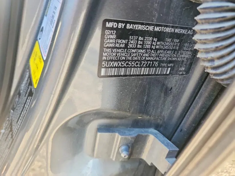 2012 BMW X3 XDRIVE28I  