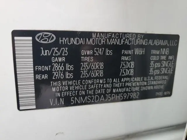 2023 HYUNDAI SANTA FE SEL  