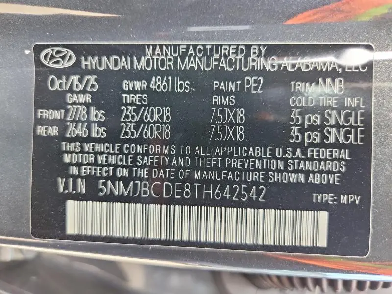 2026 HYUNDAI TUCSON SEL  