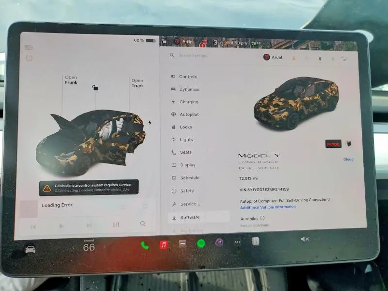 2021 TESLA MODEL Y   