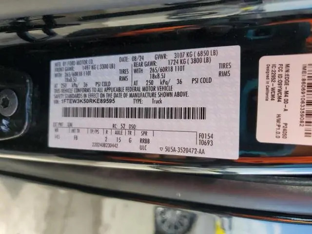 2024 FORD F150 XLT  