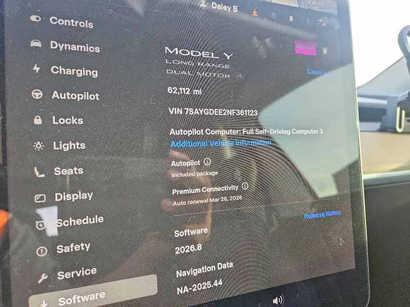 2022 TESLA MODEL Y   
