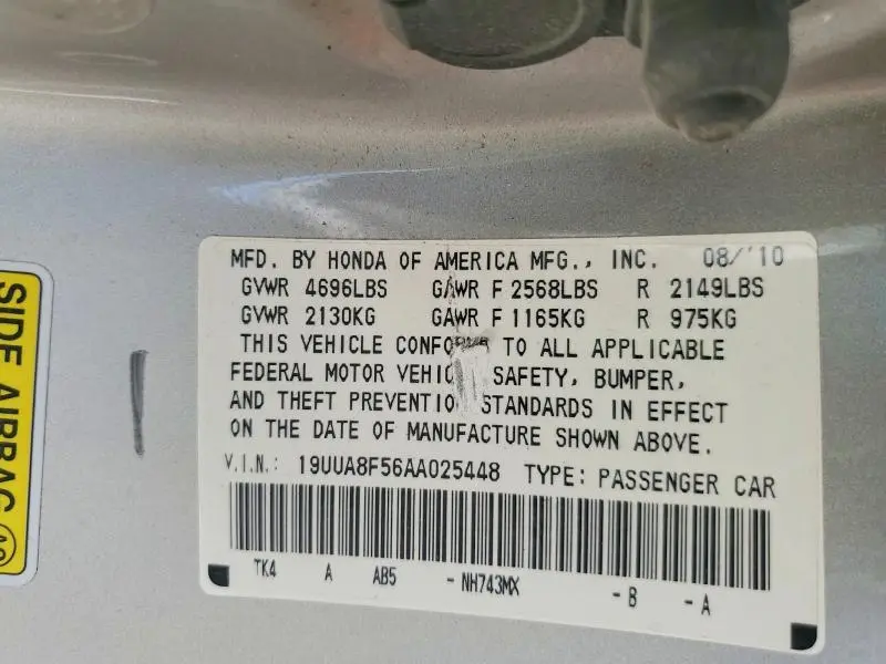 2010 ACURA TL   