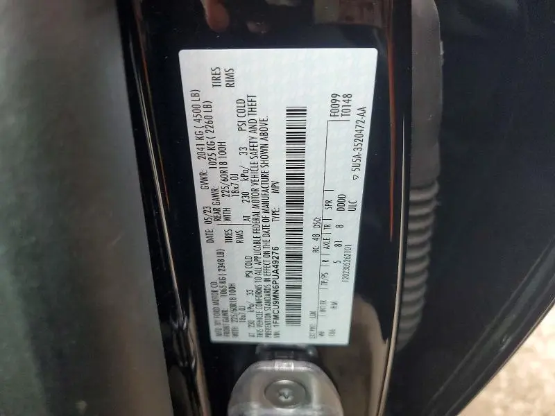 2023 FORD ESCAPE ST LINE  