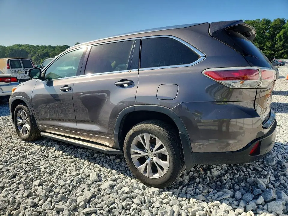 2014 TOYOTA HIGHLANDER XLE  