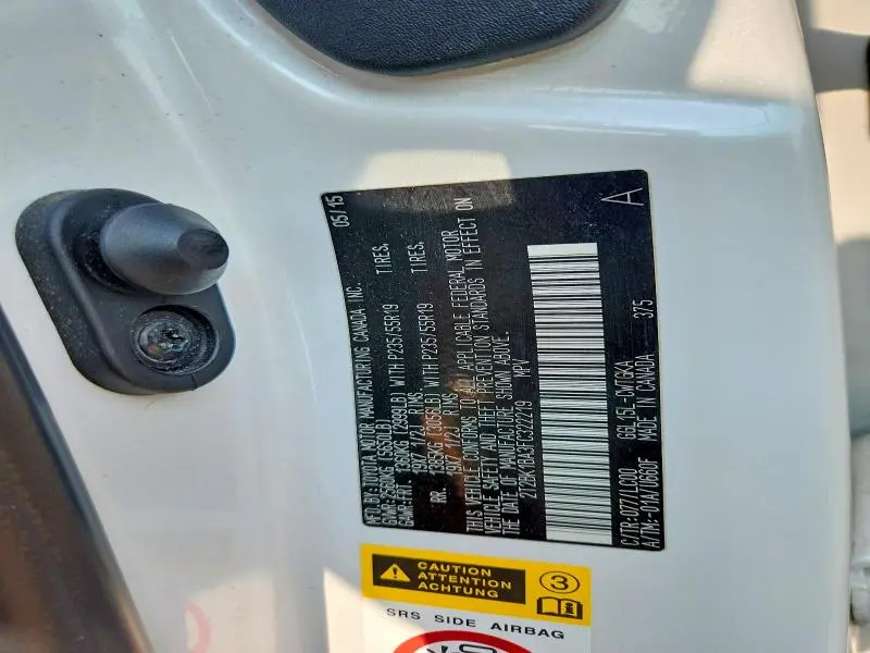 2015 LEXUS RX 350 BASE  