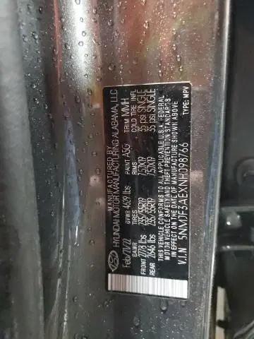 2022 HYUNDAI TUCSON SEL  