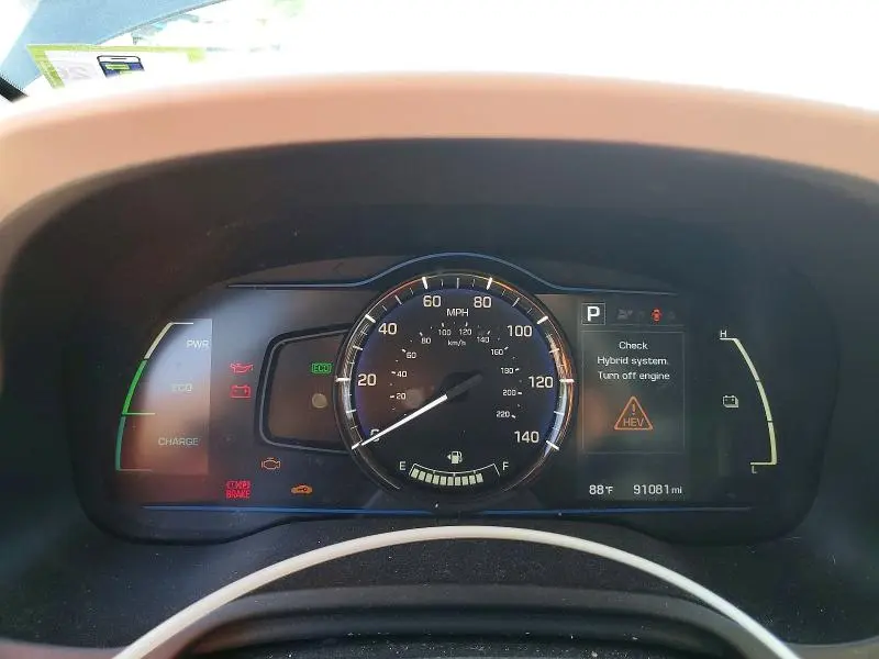 2017 HYUNDAI IONIQ BLUE  