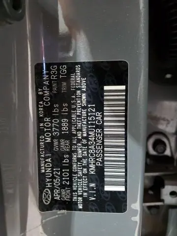 2021 HYUNDAI VENUE SEL  