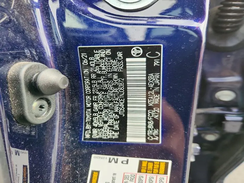 2022 TOYOTA COROLLA SE  