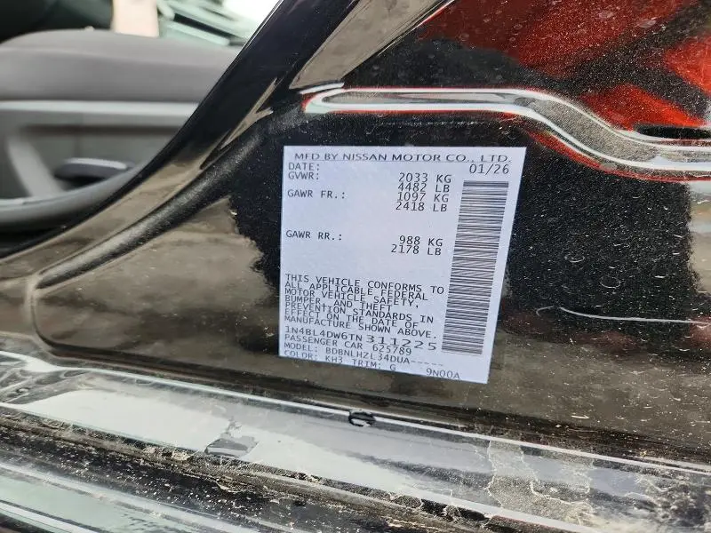 2026 NISSAN ALTIMA SV  