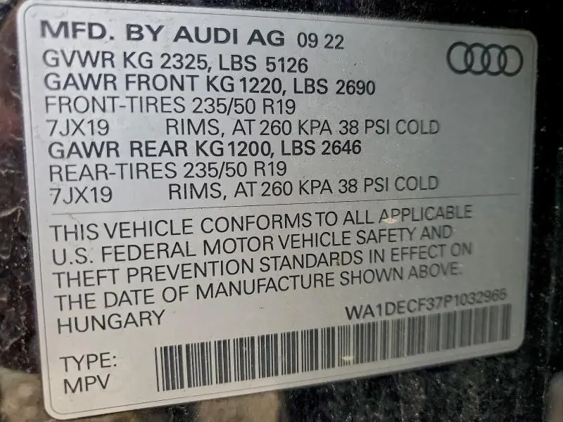 2023 AUDI Q3 PREMIUM S LINE 45  