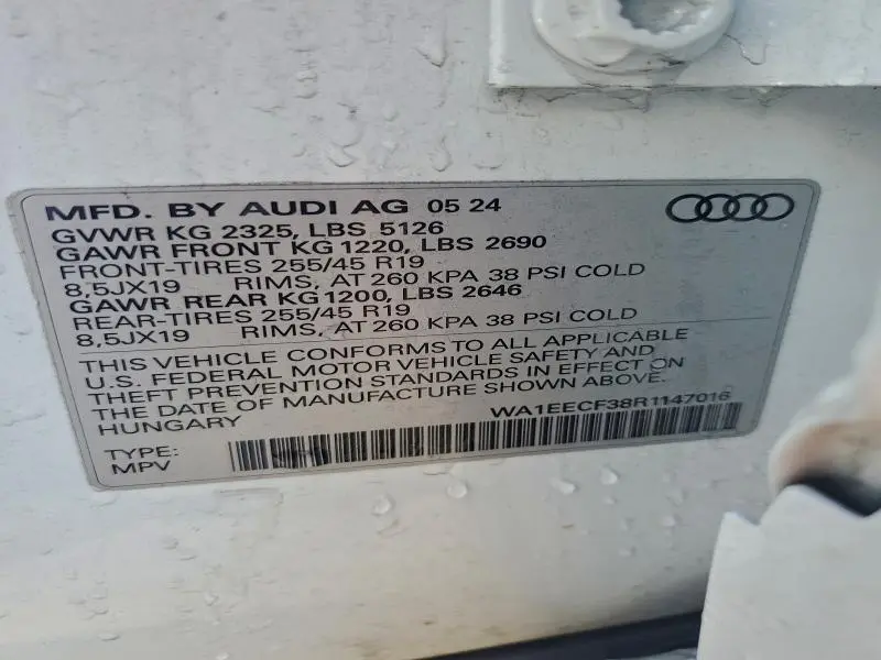 2024 AUDI Q3 PREMIUM PLUS S LINE 45  