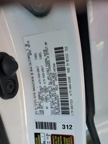 2017 TOYOTA TACOMA DOUBLE CAB  