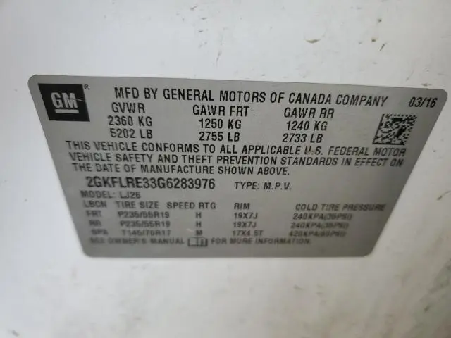 2016 GMC TERRAIN DENALI  