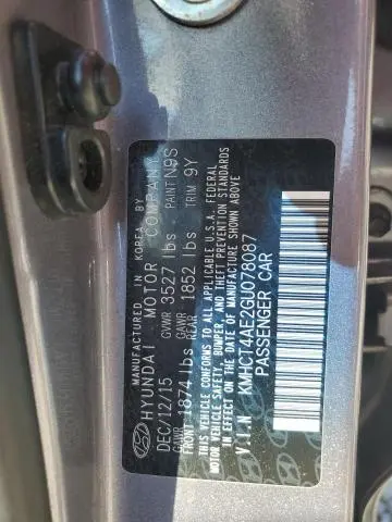 2016 HYUNDAI ACCENT SE  