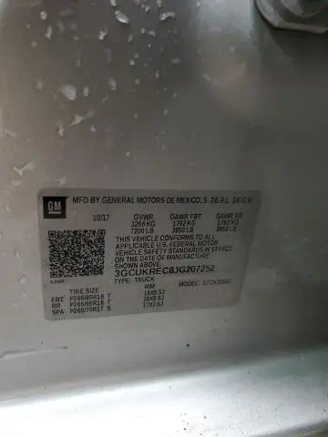 2018 CHEVROLET SILVERADO K1500 LT  