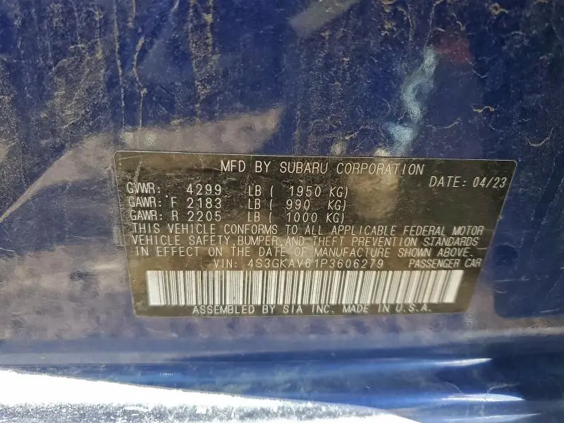 2023 SUBARU IMPREZA PREMIUM  