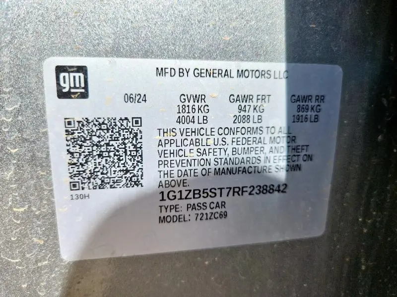 2024 CHEVROLET MALIBU LS  